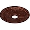 Ekena Millwork Raymond Ceiling Medallion (Fits Canopies up to 5 1/8"), 18 1/8"OD 3 5/8"ID x 1 1/8"P, Antique Copper CM18RAACS - alternate 2